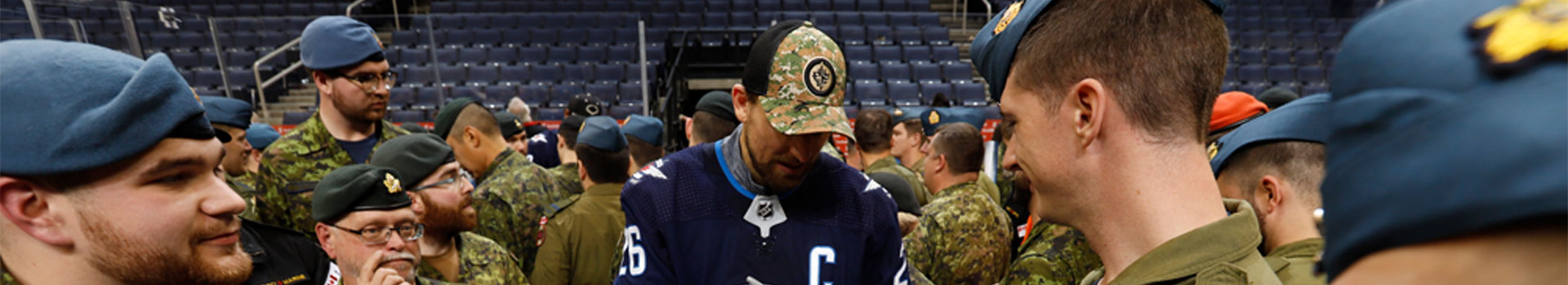 Winnipeg Jets - How about these Canadian Armed Forces warm