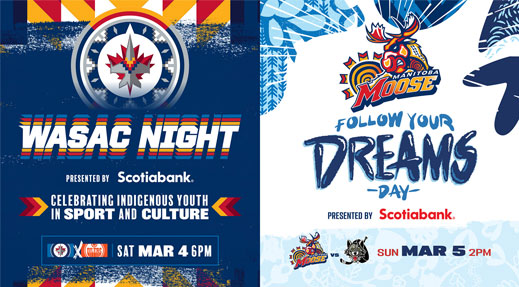 Second annual Jets WASAC Night and Moose Follow Your Dreams Day feature  special edition jerseys - True North Sports + Entertainment : True North  Sports + Entertainment